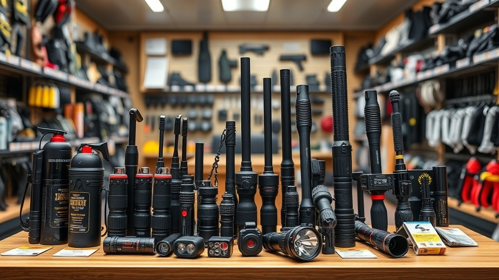 איזה סוגי ציוד הגנה עצמית קיימים?