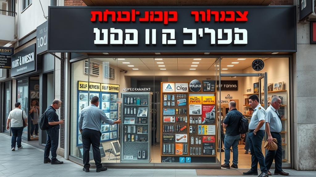 איפה קונים ציוד הגנה עצמית בלי כאב ראש?