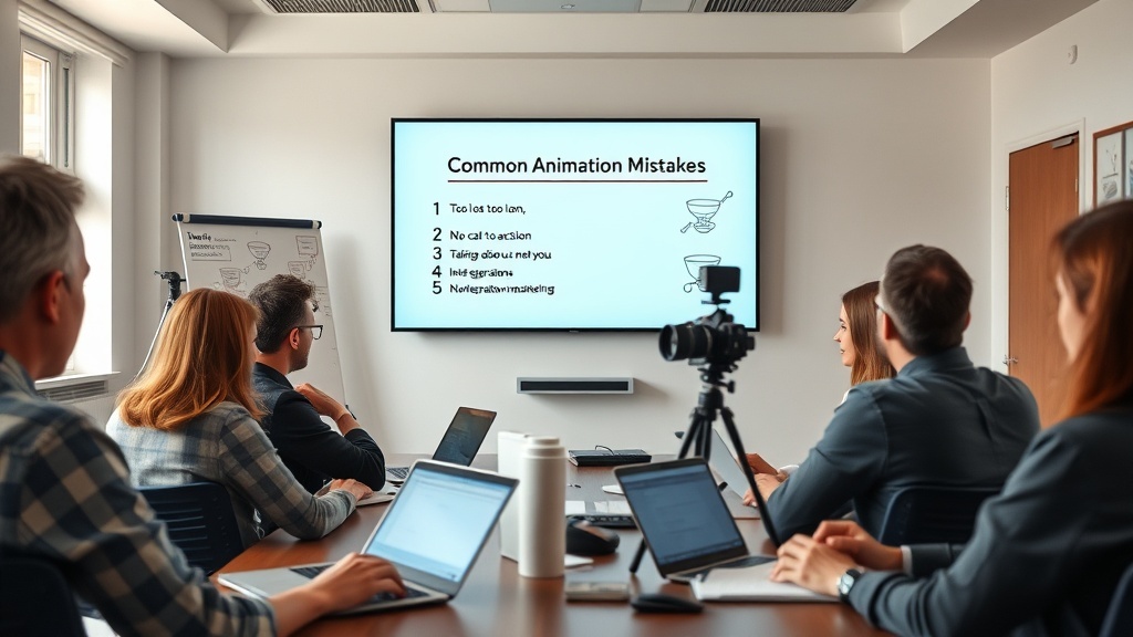 טעויות נפוצות בסרטוני אנימציה לעסקים – וכיצד להימנע מהן